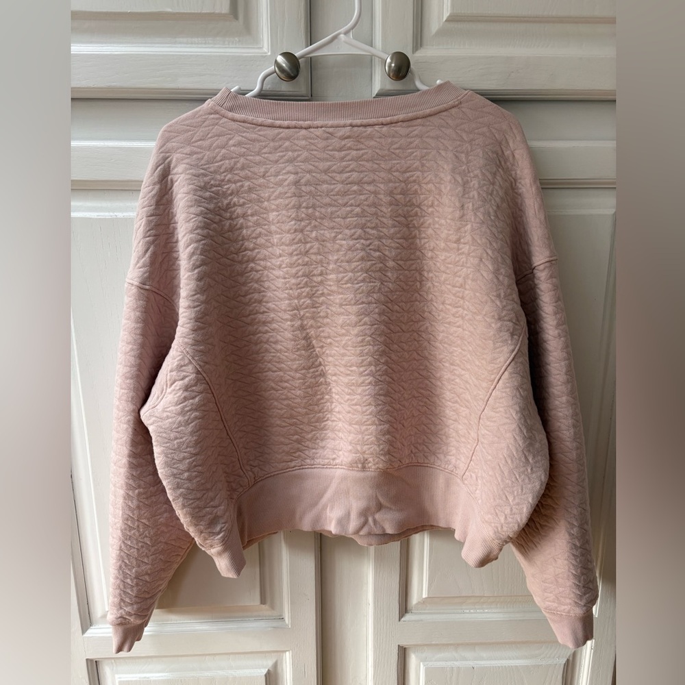 All in Motion Pink Quilted Sweater - Picture 5 of 8